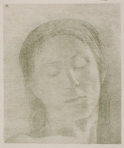 Yeux fermés - Odilon Redon