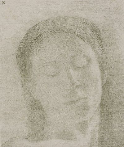 Yeux clos, 1890 - Odilon Redon