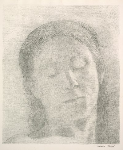 Yeux fermés - Odilon Redon