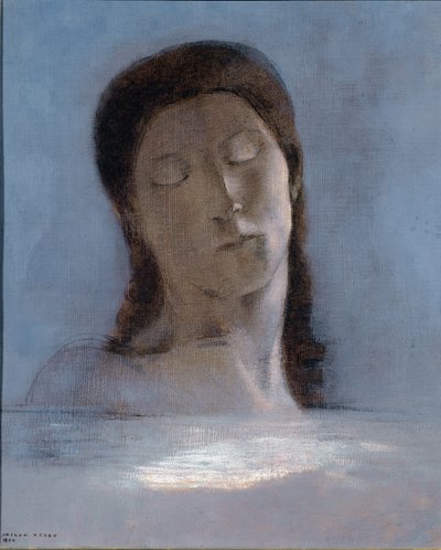 Yeux fermés - Odilon Redon