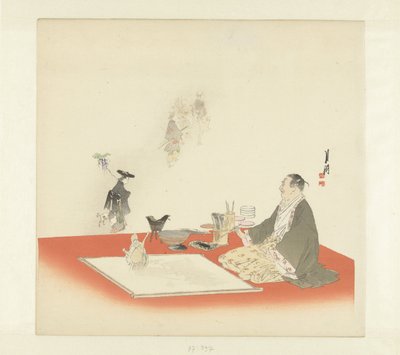 Figures peintes prenant vie - Ogata Gekko