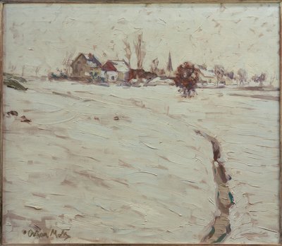 Paysage enneigé près de Grafrath - Oskar Moll