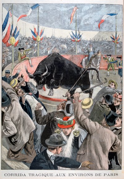 Accident tragique de corrida autour de Paris, 1899 - Oswaldo Tofani