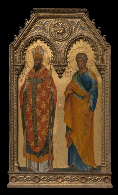 Saints Augustin et Pierre - Paolo Veneziano