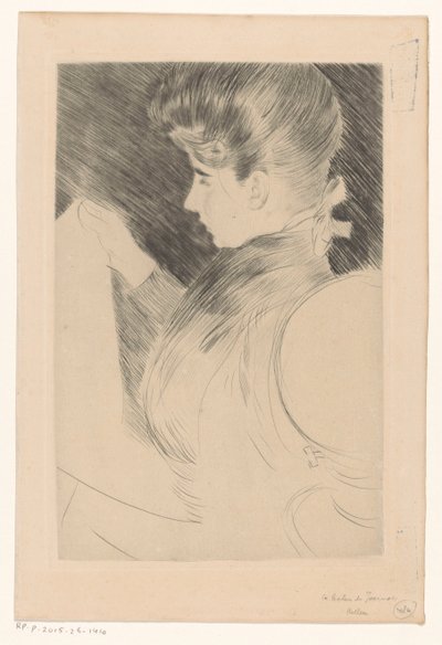 Femme lisant - Paul Cesar Helleu