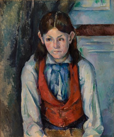 Garçon au gilet rouge - Paul Cézanne