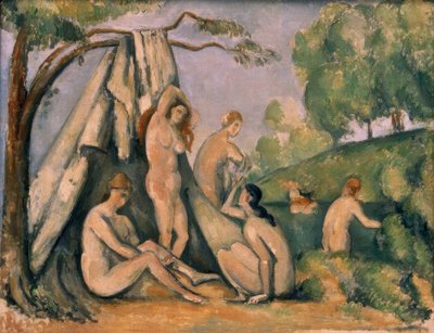 Baigneuses devant la tente - Paul Cézanne