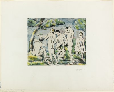 Baigneurs - Paul Cézanne