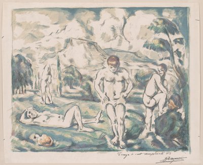 Baigneurs - Paul Cézanne