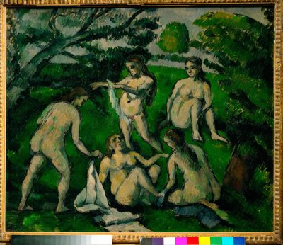 Cinq baigneuses - Paul Cézanne