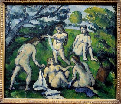 Cinq baigneuses - Paul Cézanne