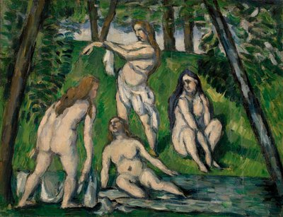 Quatre baigneuses - Paul Cézanne