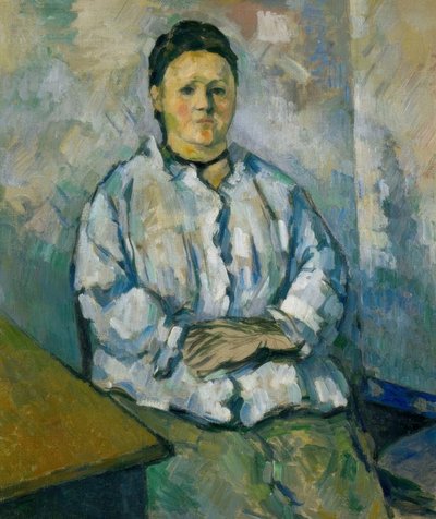 Madame Cézanne assise - Paul Cézanne