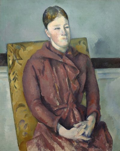 Madame Cézanne dans un fauteuil jaune, 1888-90 - Paul Cézanne