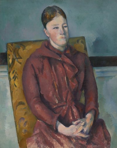 Madame Cézanne dans une chaise jaune - Paul Cézanne