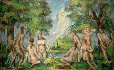 P.Cézanne, Baigneuses - Paul Cézanne