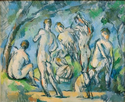 Sept baigneurs - Paul Cézanne