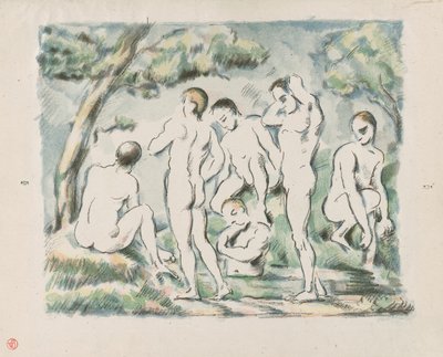 Petits baigneurs - Paul Cézanne