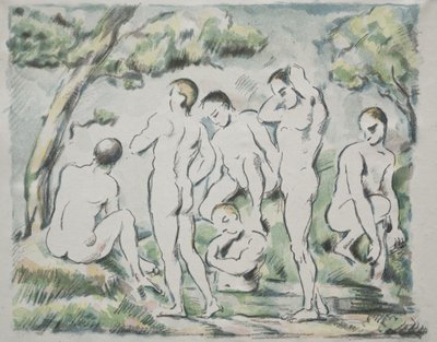 Les baigneuses - Paul Cézanne