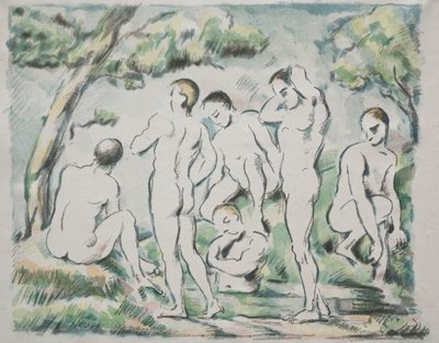 Les Baigneuses - Paul Cézanne