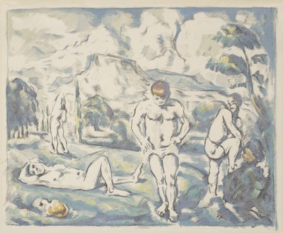 Les Baigneuses : Grande Planche, 1898 - Paul Cézanne