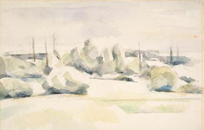 Les Berges - Paul Cézanne