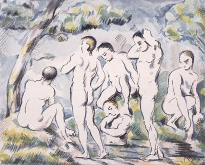 Les Petits baigneurs - Paul Cézanne, Auguste Clot