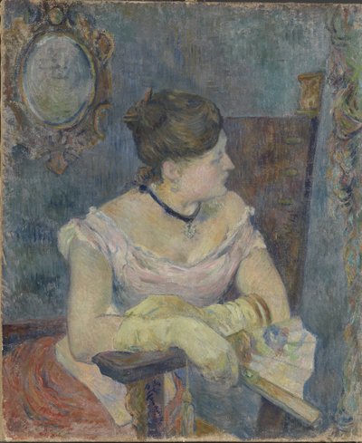 Madame Mette Gauguin en robe de soirée, 1884 - Paul Gauguin