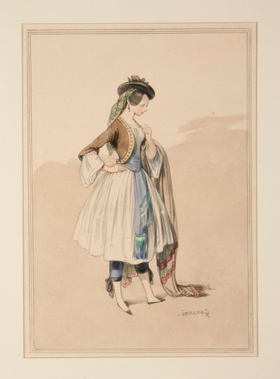 COSTUME DE GAVARNI, exécuté par Moreau - Paul Gavarni