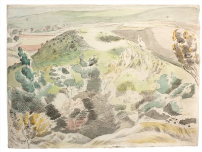 Colline venteuse - Paul Nash