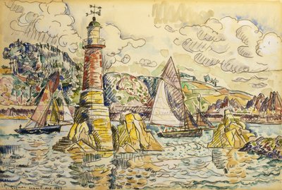 Le Phare à Lézardrieux, 1927 - Paul Signac