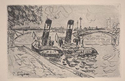 Le Pont des Arts - Paul Signac