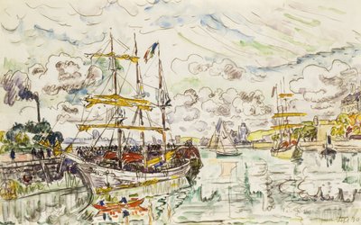 Le Port de Saint-Malo, 1930 - Paul Signac