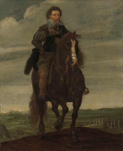 Prince Frederik Hendrik à cheval - Pauwels van Hillegaert