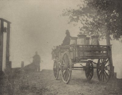 Au ferry - Un matin brumeux - Peter Henry Emerson