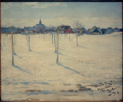 Hornbaek en hiver - Peder Severin Krøyer