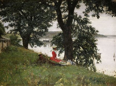 Sur la rive - Peter Vilhelm Ilsted