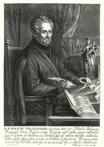 Jan de Toolenaere, jésuite flamand (gravure) - Philip (after) Fruytiers