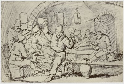 Hemskirk, Boors Carousing - Philip Henry Delamotte