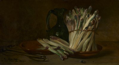 Nature morte avec asperges, vers 1880 - Philippe Rousseau