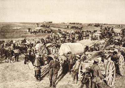 Dans la zone de combat à Fismes - Photographer German