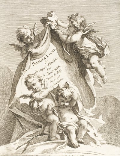 Frontispice, 1727-1760 - Pierre Alexandre Aveline