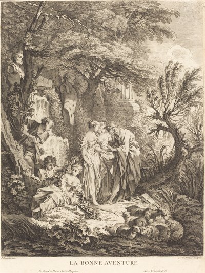 La Bonne Aventure, 1738 - Pierre Alexandre Aveline