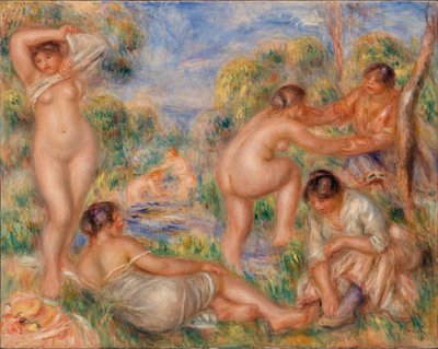 Groupe de baigneurs - Pierre Auguste Renoir