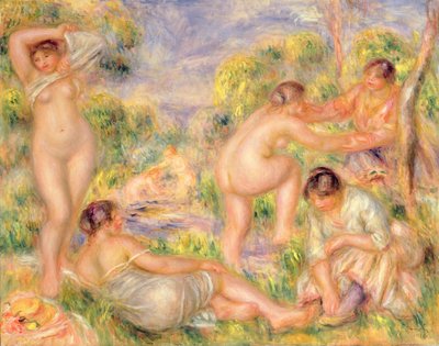 Groupe de baignade - Pierre Auguste Renoir