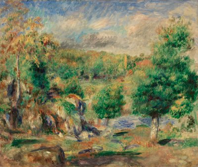 Châtaigniers, Pont-Aven - Pierre Auguste Renoir