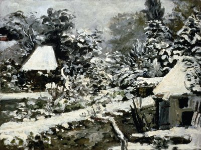 Paysage, effet de neige, c.1868 - Pierre Auguste Renoir