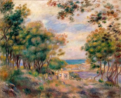 Paysage à Beaulieu - Pierre Auguste Renoir