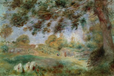 Paysage de printemps - Pierre Auguste Renoir