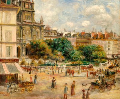 Place de la Trinité, 1893 - Pierre Auguste Renoir